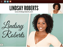 Tablet Screenshot of lindsayroberts.com